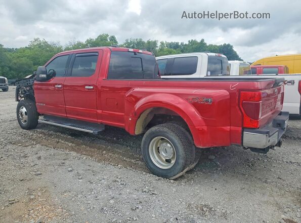 1FT8W3DT4LED45465 2020 FORD F350 Красный Задняя левая четверть