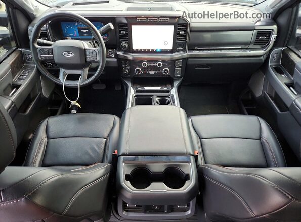 1FT8W3DT4RED77700 2024 FORD F350 Black Вид панелі приладів