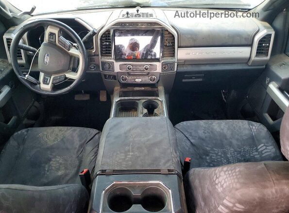 1FT8W3DT5NEF73574 2022 FORD F350 Белый Вид панели приборов