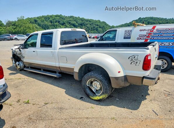 1FT8W3DT6GEB91296 2016 FORD F350 Белый Задняя левая четверть