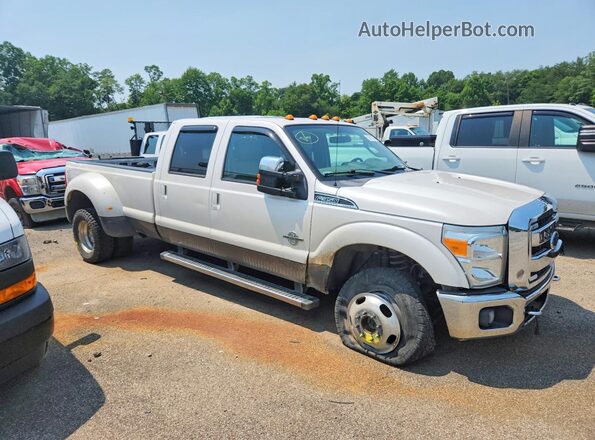 1FT8W3DT6GEB91296 2016 FORD F350 Белый Передняя правая четверть