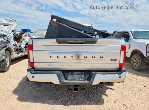 1FT8W3DT7KEE32386 2019 FORD F350 Silver Widok z tyłu