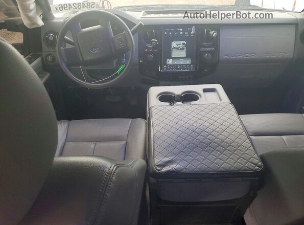 1FT8W3DT8GEB91137 2016 FORD F350 White წინა პანელის ხედი