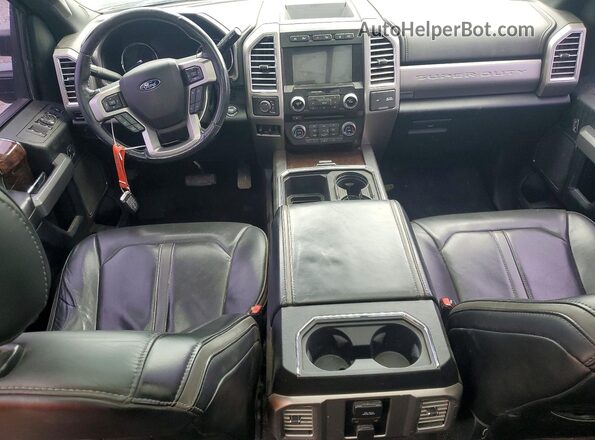 1FT8W3DT8HEB40304 2017 FORD F350 Black Առջևի վահանակի տեսք