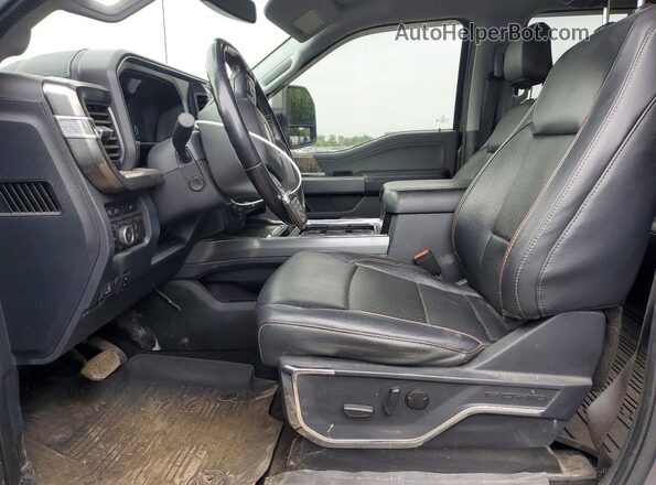 1FT8W3DT9PED81965 2023 FORD F350 Charcoal Widok wnętrza z przodu