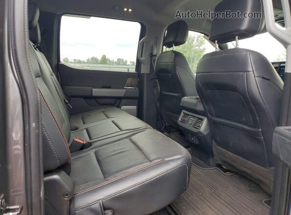 1FT8W3DT9PED81965 2023 FORD F350 Charcoal Widok tylnych siedzeń