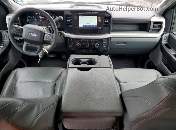 1FT8W3DTXPED65239 2024 FORD F350 Gray Առջևի վահանակի տեսք
