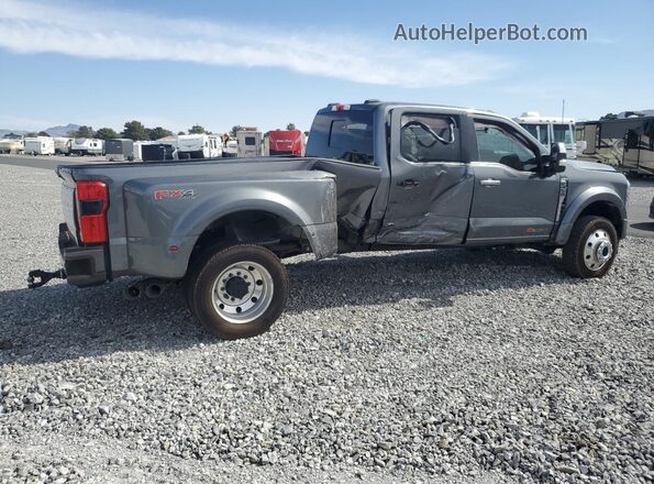 1FT8W4DM9RED19824 2024 FORD F450 Gray უკანა მარჯვენა