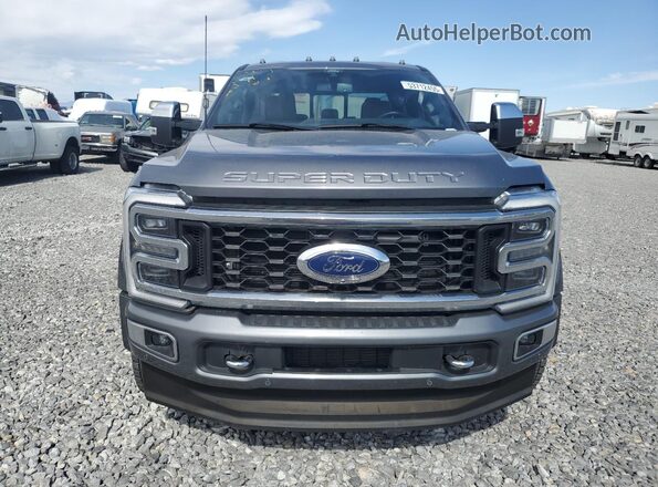 1FT8W4DM9RED19824 2024 FORD F450 Gray წინა ხედი