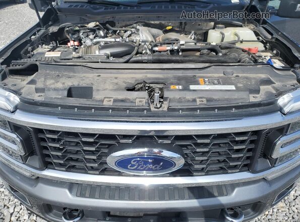 1FT8W4DM9RED19824 2024 FORD F450 Gray უკანა სალონის ხედი
