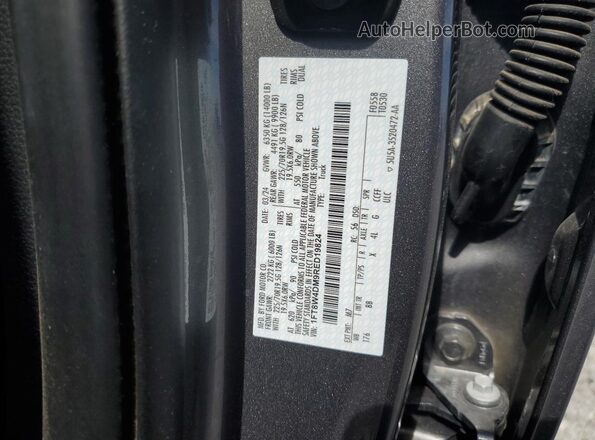 1FT8W4DM9RED19824 2024 FORD F450 Gray ძრავის განყოფილების ხედი