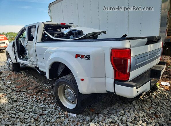 1FT8W4DT4LEE71752 2020 FORD F450 White Rear left