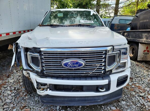 1FT8W4DT4LEE71752 2020 FORD F450 White Front view