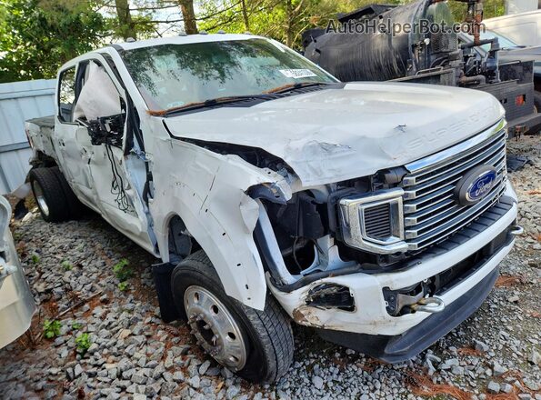 1FT8W4DT4LEE71752 2020 FORD F450 White Front right