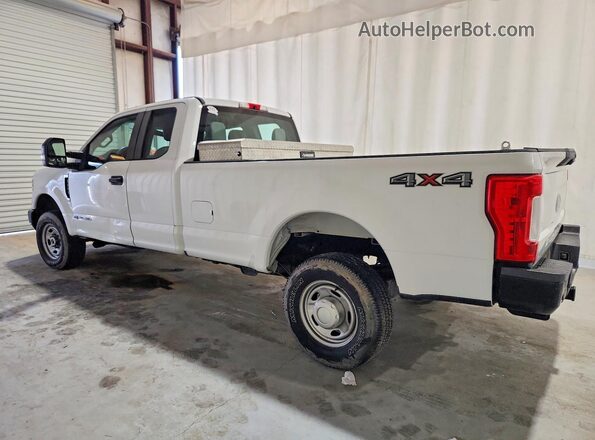 1FT8X3BT3JEB36683 2018 FORD F350 White Trasero izquierdo