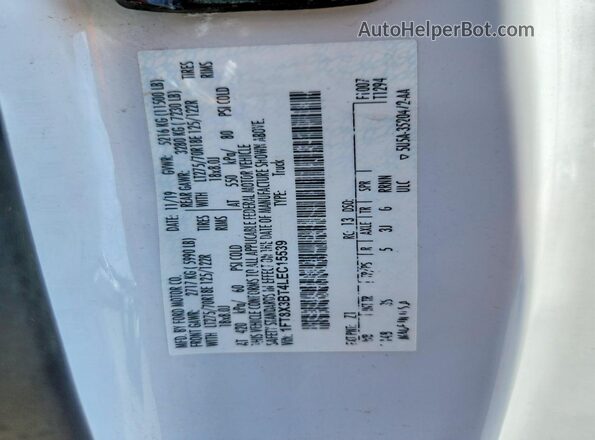 1FT8X3BT4LEC15539 2020 FORD F350 White Engine compartment view