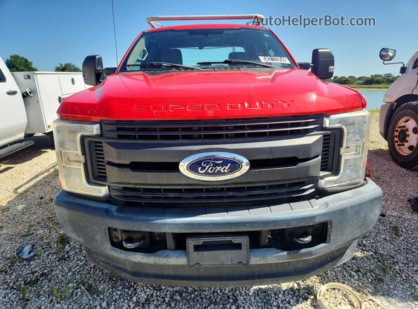 1FT8X3BT5HED11042 2017 FORD F350 Red წინა ხედი