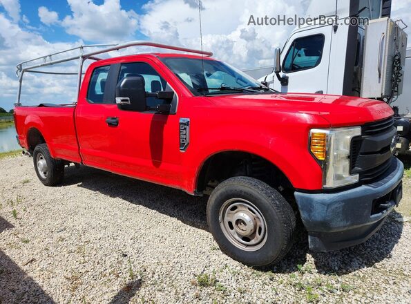 1FT8X3BT5HED11042 2017 FORD F350 Red წინა მარჯვენა