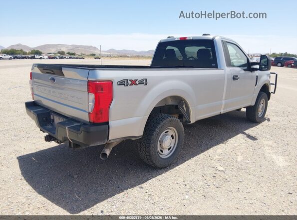 1FTBF2B68MED59514 2021 FORD F-250 Серый Задняя правая четверть