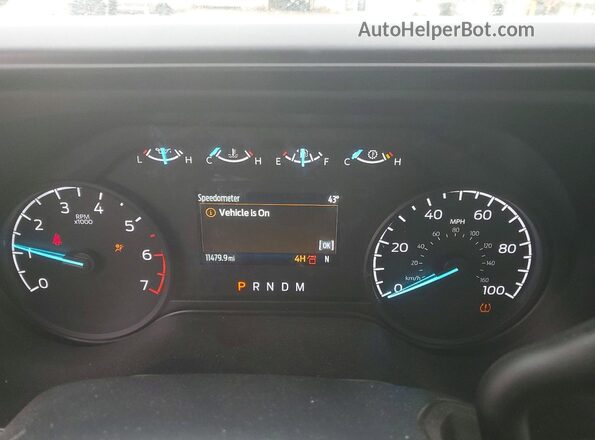 1FTBF2BA7RED55630 2024 FORD F250 White Instrument cluster view