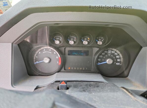 1FTBF3A64GEB91415 2016 FORD F350 Black Instrument cluster view