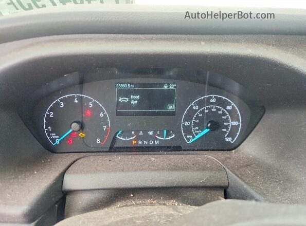 1FTBF4X88RKA85701 2024 FORD TRANSIT White Вид щитка приладів