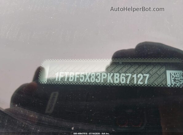 1FTBF5X83PKB67127 2023 FORD TRANSIT-350 White Vista del compartimento del motor