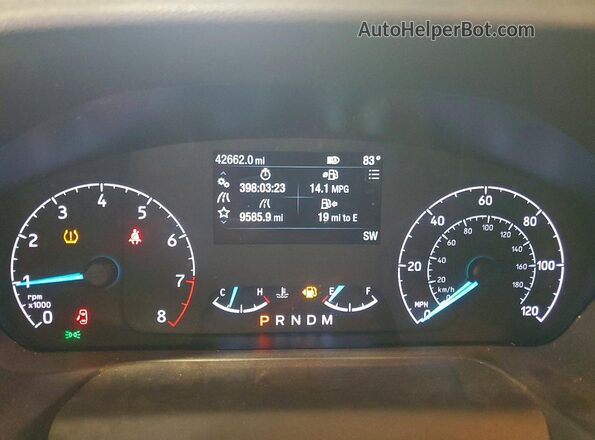 1FTBR1C80LKB47420 2020 FORD TRANSIT Белый Вид щитка приборов