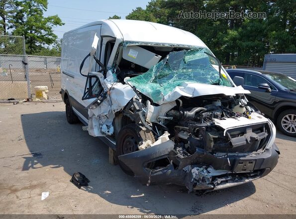 1FTBR1C80LKB70227 2020 FORD TRANSIT-250 White Front view