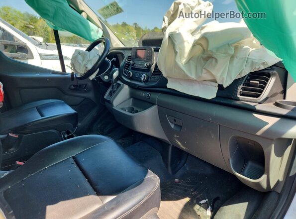 1FTBR1C83MKA65618 2021 FORD TRANSIT White Вид панелі приладів