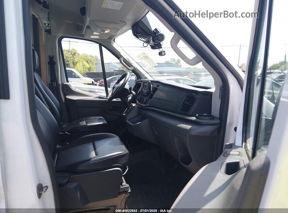 1FTBR1C88LKB20448 2020 FORD TRANSIT-250 White Widok wnętrza z przodu