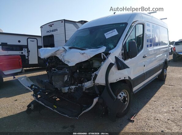 1FTBR1C89RKB44153 2024 FORD TRANSIT-250 White წინა მარცხენა ხედი სამი მეოთხედიდან