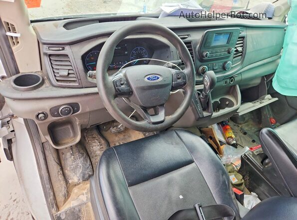 1FTBR1X80LKB73672 2020 FORD TRANSIT White Widok deski rozdzielczej