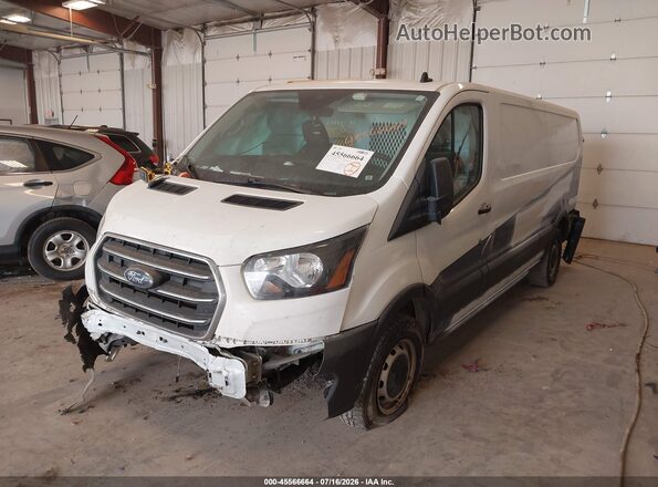 1FTBR1Y81LKA39655 2020 FORD TRANSIT-250 White წინა მარცხენა ხედი სამი მეოთხედიდან