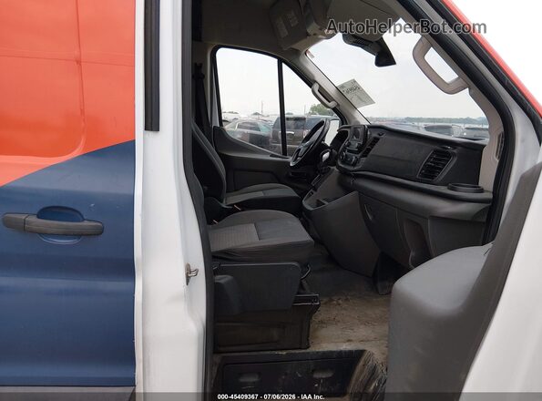 1FTBR2C86MKA33929 2021 FORD TRANSIT-250 White Widok wnętrza z przodu