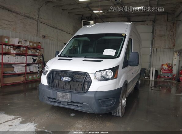 1FTBR2X86NKA64092 2022 FORD TRANSIT-250 White წინა მარცხენა ხედი სამი მეოთხედიდან