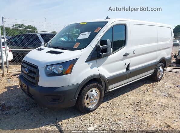1FTBR2YG2LKB18801 2020 FORD TRANSIT-250 White წინა მარცხენა ხედი სამი მეოთხედიდან