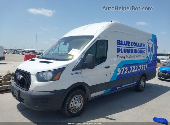 1FTBR3U83PKB37903 2023 FORD TRANSIT-250 White წინა მარცხენა ხედი სამი მეოთხედიდან