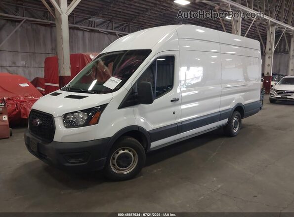 1FTBR3X85PKA97481 2023 FORD TRANSIT-250 White წინა მარცხენა ხედი სამი მეოთხედიდან