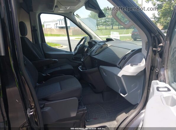 1FTBW2CM8JKA00044 2018 FORD TRANSIT-350 Black Вид салону спереду