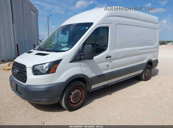 1FTBW2XM2JKB06502 2018 FORD TRANSIT-350 White წინა მარცხენა ხედი სამი მეოთხედიდან