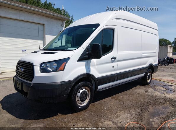 1FTBW2XMXKKA94939 2019 FORD TRANSIT-350 White წინა მარცხენა ხედი სამი მეოთხედიდან