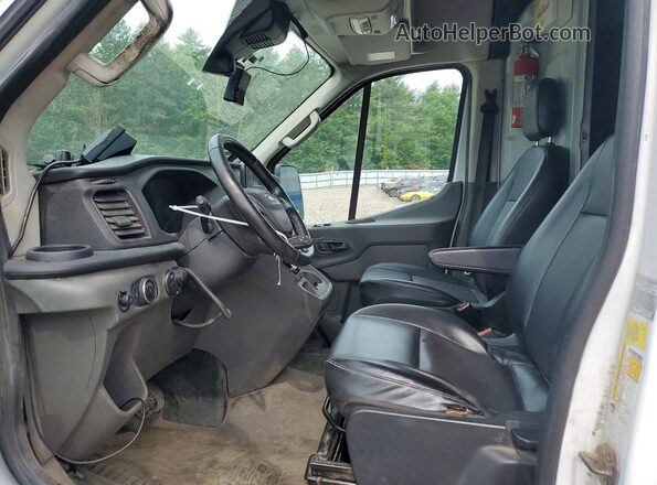 1FTBW3U87LKB09198 2020 FORD TRANSIT White Вид салону спереду