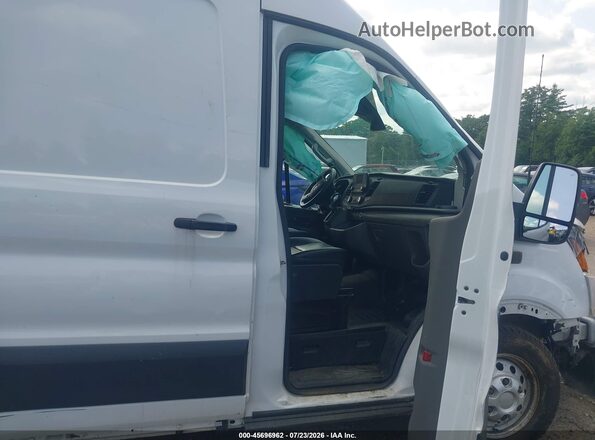 1FTBW3UGXLKB81049 2020 FORD TRANSIT-350 White Widok wnętrza z przodu
