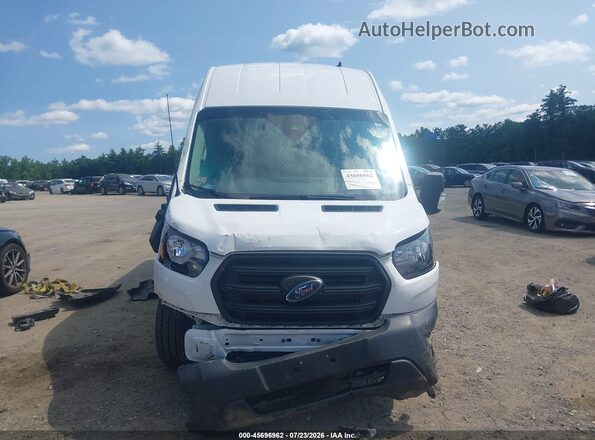 1FTBW3UGXLKB81049 2020 FORD TRANSIT-350 White Widok deski rozdzielczej