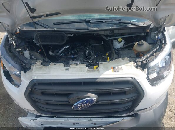 1FTBW3UGXLKB81049 2020 FORD TRANSIT-350 White Widok z tyłu