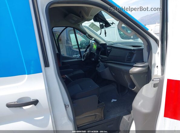 1FTBW3XK5NKA22507 2022 FORD E-TRANSIT-350 CARGO VAN White Front interior view