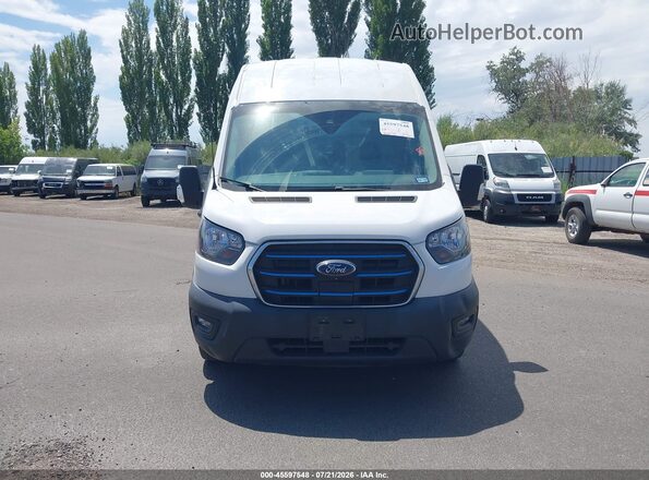 1FTBW3XK5NKA22507 2022 FORD E-TRANSIT-350 CARGO VAN White Instrument cluster view