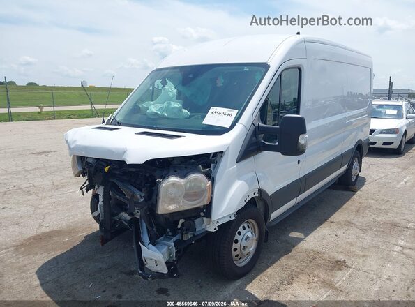 1FTBW9CG0PKA03838 2023 FORD TRANSIT-350 Белый Передняя левая четверть