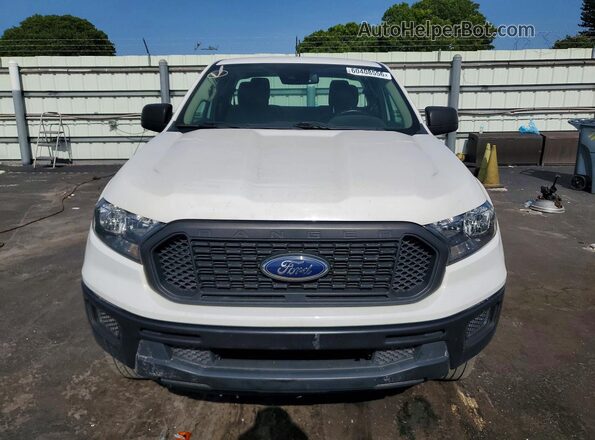 1FTER1EH3MLD76034 2021 FORD RANGER White Widok z przodu
